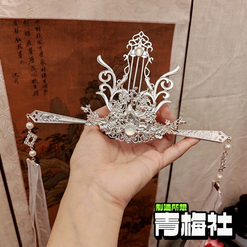 楚晚宁cos发冠二哈晚夜玉衡