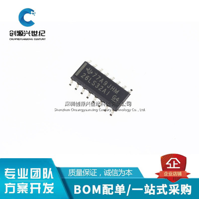 全新原装 AM26LS32AIDR SOIC-16 四路差分线路接收器芯片