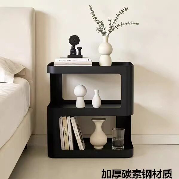 小户型轻奢边柜简约现代客厅茶几图片