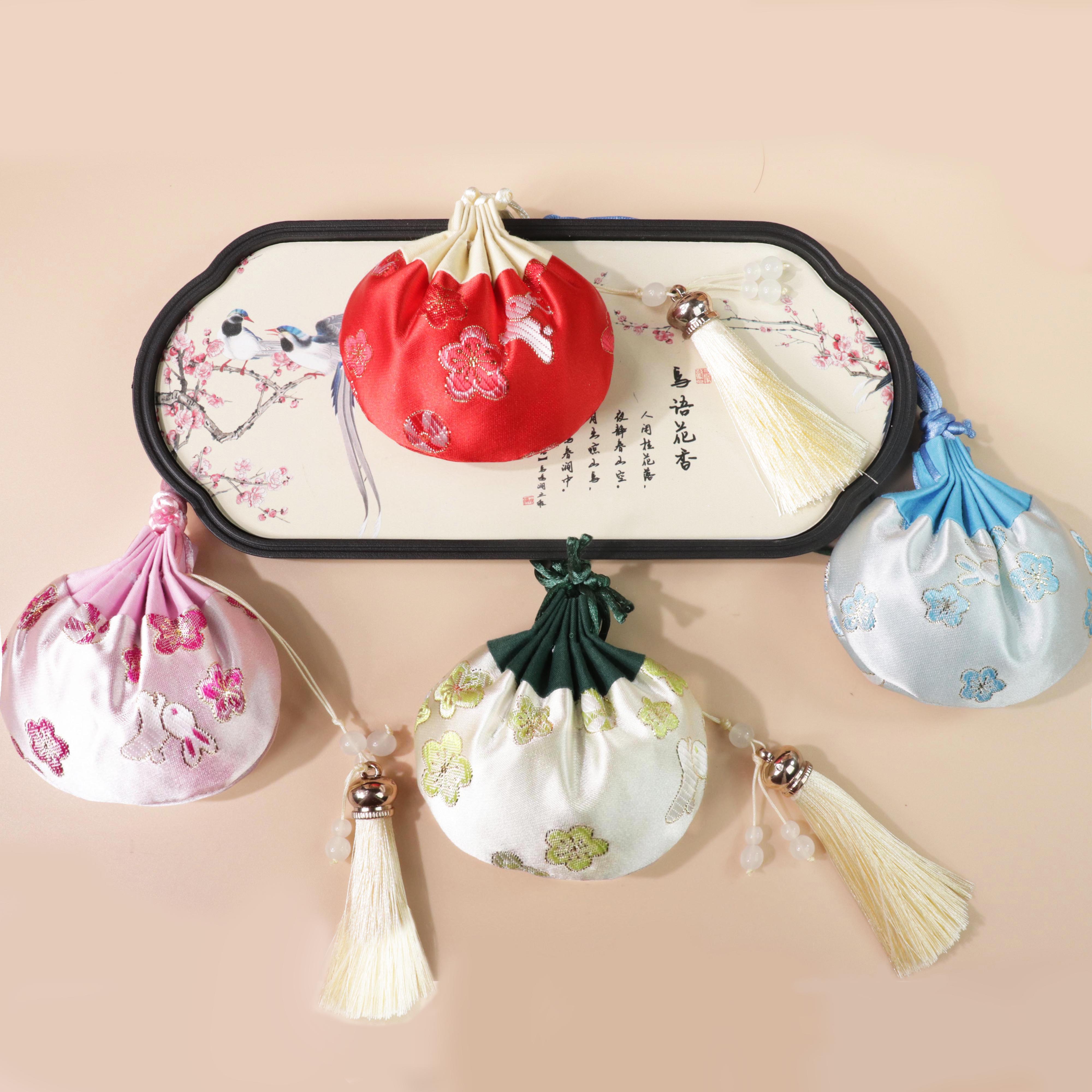 香囊空袋福袋香袋刺绣古风荷包端午艾草diy材料包送人端午节香包