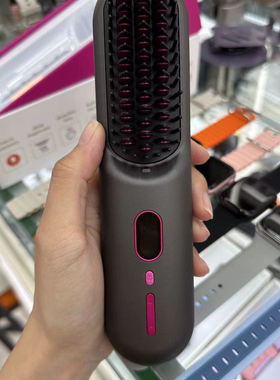 现货供应跨境大牌同款无线直发梳1代2代负离子便携蓬松高颅顶防烫