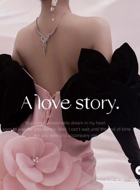 新娘手套婚礼服黑色影楼拍照化妆造型款泡泡手袖臂袖遮手臂长款