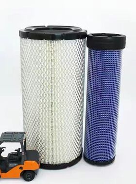 适配新源B70/B75W-8-9轮式挖掘机 PU1634空气滤芯 空气过保养滤芯