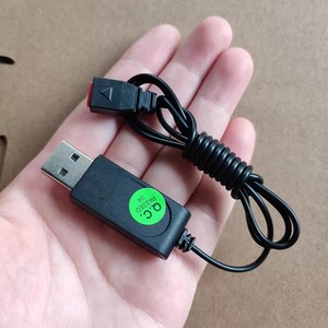 司马配件3.7V USB充电线X26/X21W/X26A四轴飞行器遥控飞机螺旋桨