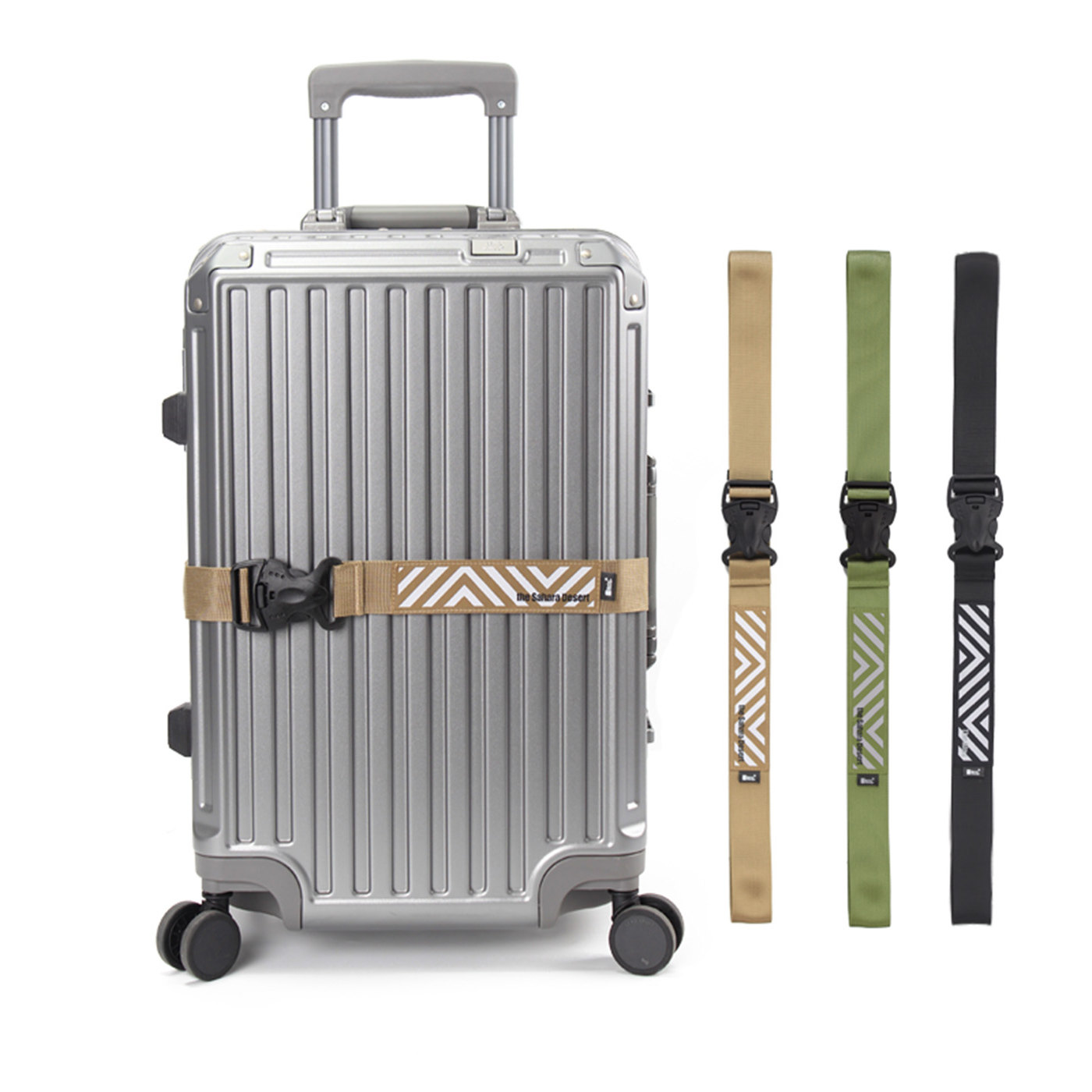 双卡扣行李箱绑带十字捆绑带