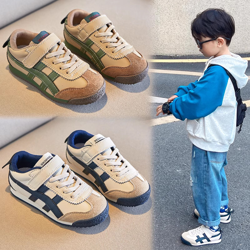 真皮小白鞋儿童阿甘鞋2025新款女童春秋款运动鞋男童透气板鞋潮牌,童鞋/婴儿鞋/亲子鞋,运动鞋,淘宝优惠券,粉丝福利购,淘宝优惠卷