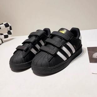 儿童运动鞋2025春季新款女童贝壳头板鞋真皮小白鞋男童运动鞋春秋