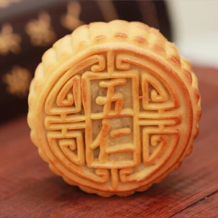 5斤广式五仁月饼老式手工中秋节传统大月饼零食糕点多口味礼盒装
