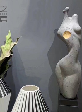 北欧玄关摆件样板房装饰电视柜