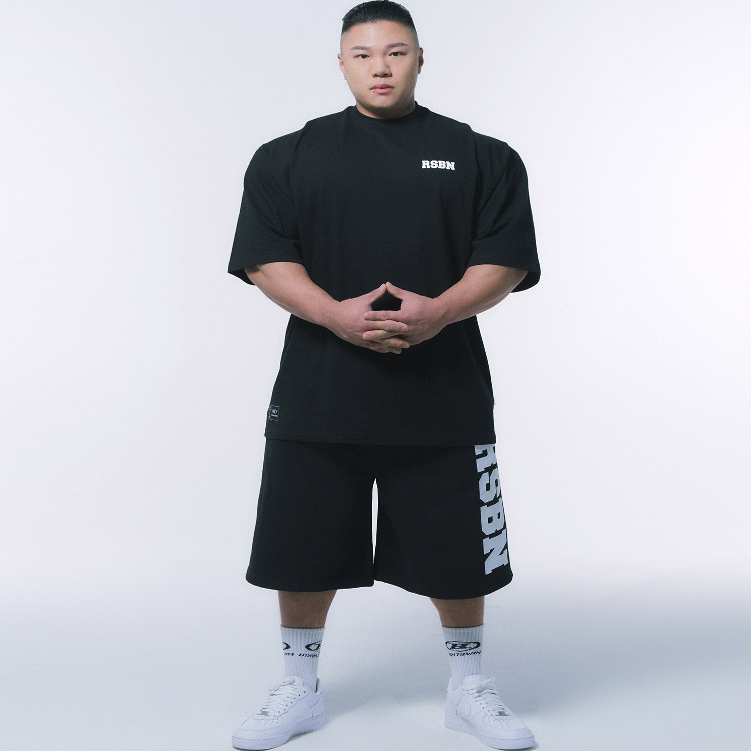 MURRAAER 日常休闲透气薄款亲肤宽松重工印花常规日常ins风美式男