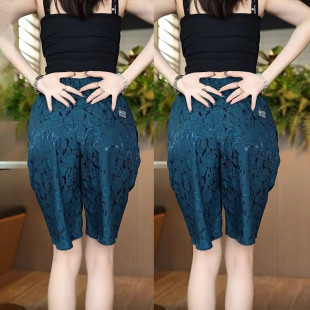 外穿透气潮流速干冰丝五分裤 运动短裤 宽松百搭直筒中裤 薄款 女夏季