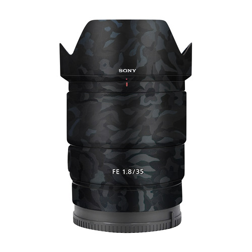 漫步驴适用于索尼FE35F1.8镜头保护贴膜sony贴纸35 1.8变色多彩皮
