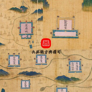 明代青绿宣府大同城池山西关隘名胜九边圣迹200余幅高清图（万历