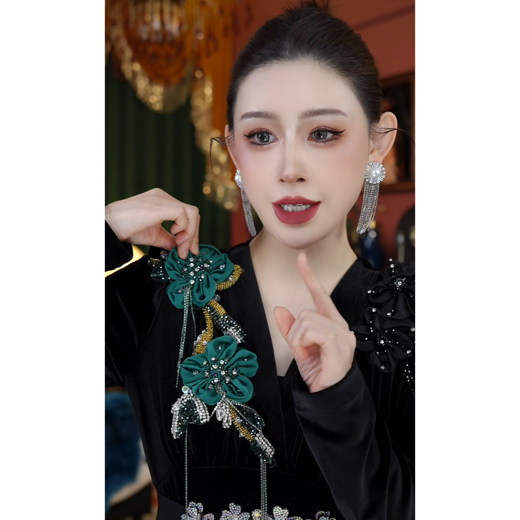 新中式精致山茶花枝丫蔓延气质花朵别针款WW046,饰品/流行首饰/时尚饰品新,其他DIY饰品配件,淘宝优惠券,粉丝福利购,淘宝优惠卷