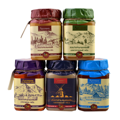 俄罗斯进口蜂蜜百花蜜刺五加野生