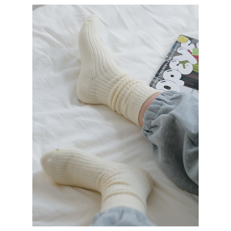 Himade秋冬季毛绒袜子女加厚保暖