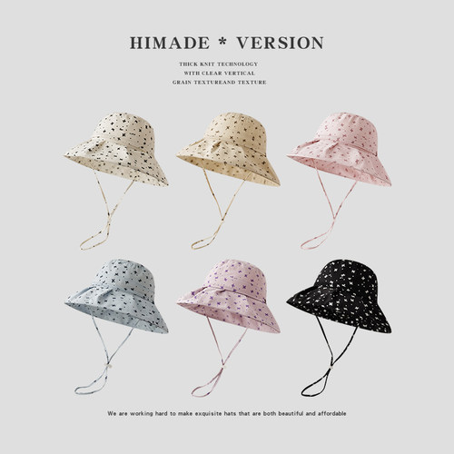 Himade韩系蝴蝶结甜美百搭渔夫帽