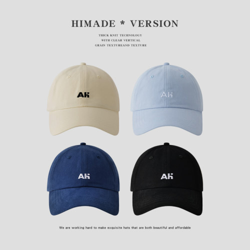 Himade韩系简约字母棒球帽子男女