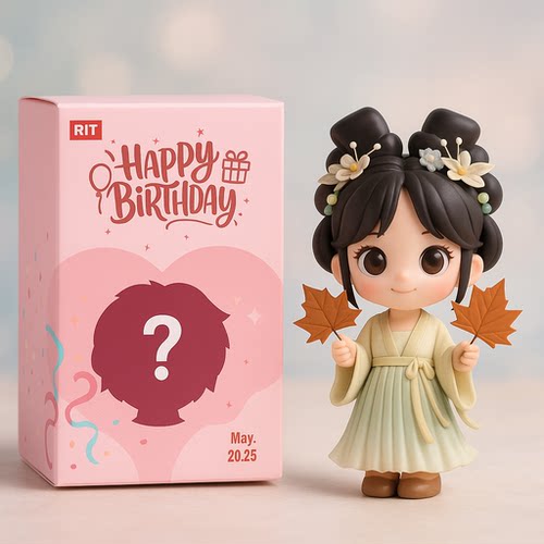 真人照片来图定制3D打印精致Q萌人偶全彩模型手办礼物盲盒创意模