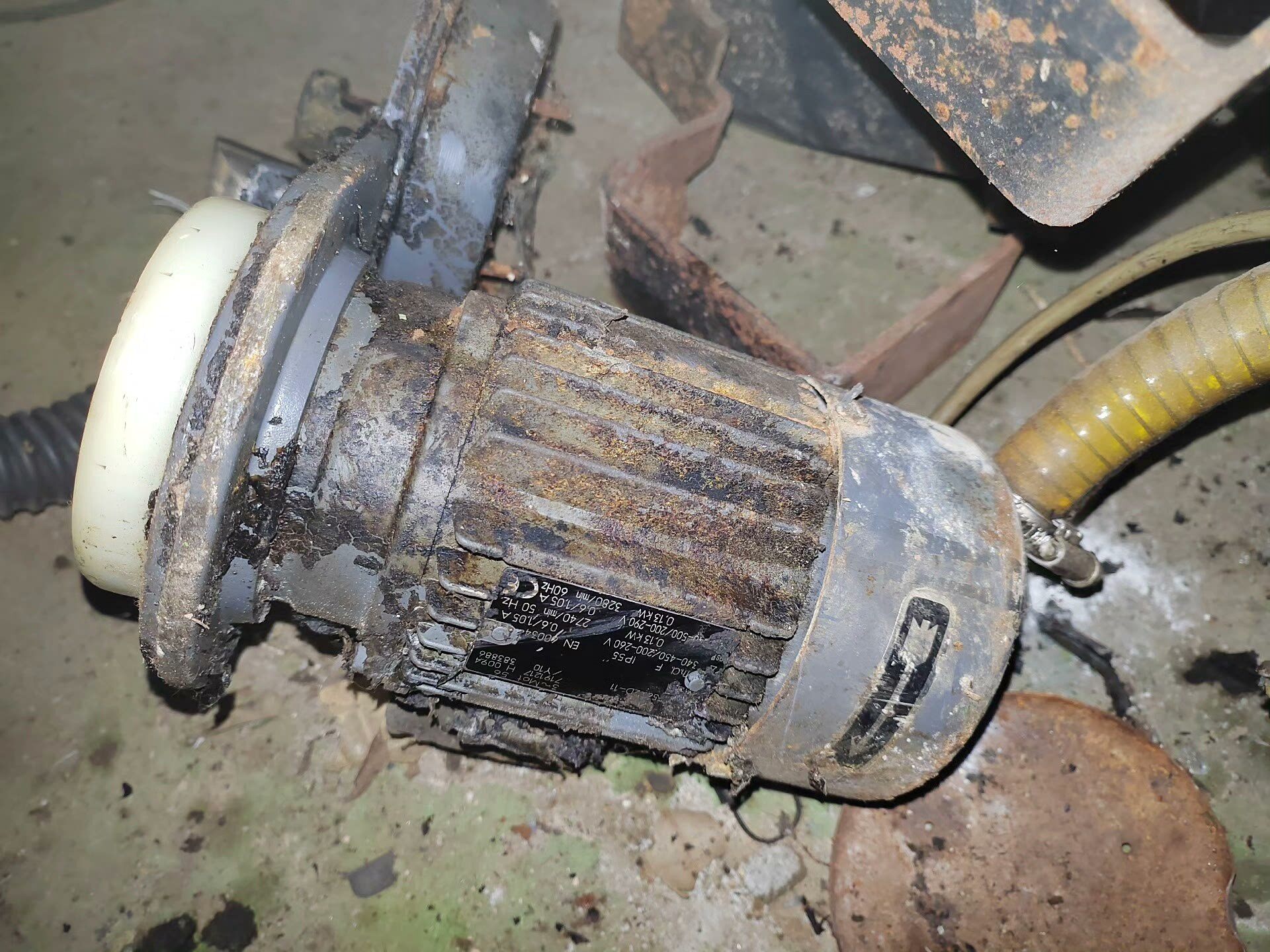 海德堡gto52喷粉装置电机,实物如图所示,原装进口货,运费