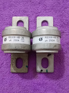 西安中熔RS308-HB-3N熔断器，250A规格，250VAC/170VD