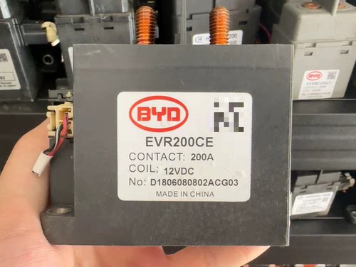 比亚迪BYD高压继电器 型号：EVR200CE 接触：200A