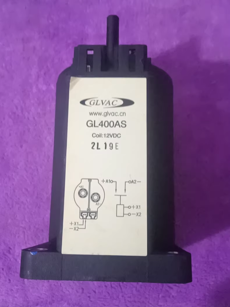 GLVAC国力GL400AS直流接触器，12V线圈供电，全新拆机