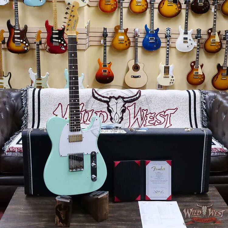 X标价9折Fender芬达Custom Shop Yuriy Shishkov  63 Tele HS吉他 - 实物图