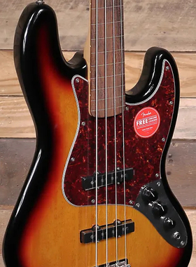 Squier思奎尔Classic Vibe 60s Jazz Bass电Fretless贝斯037 4531