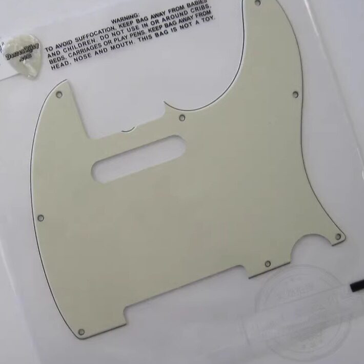 标价88折Fender芬达62 Custom TELE吉他护板 3层 薄荷绿 8孔