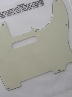 标价88折Fender芬达62 Custom TELE吉他护板 3层 薄荷绿 8孔