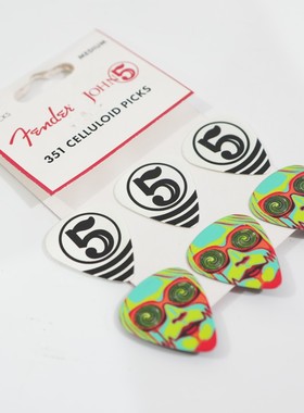 X标价88折Fender芬达JOHN 5 351型CELLULOID PICKS拨片198 0351