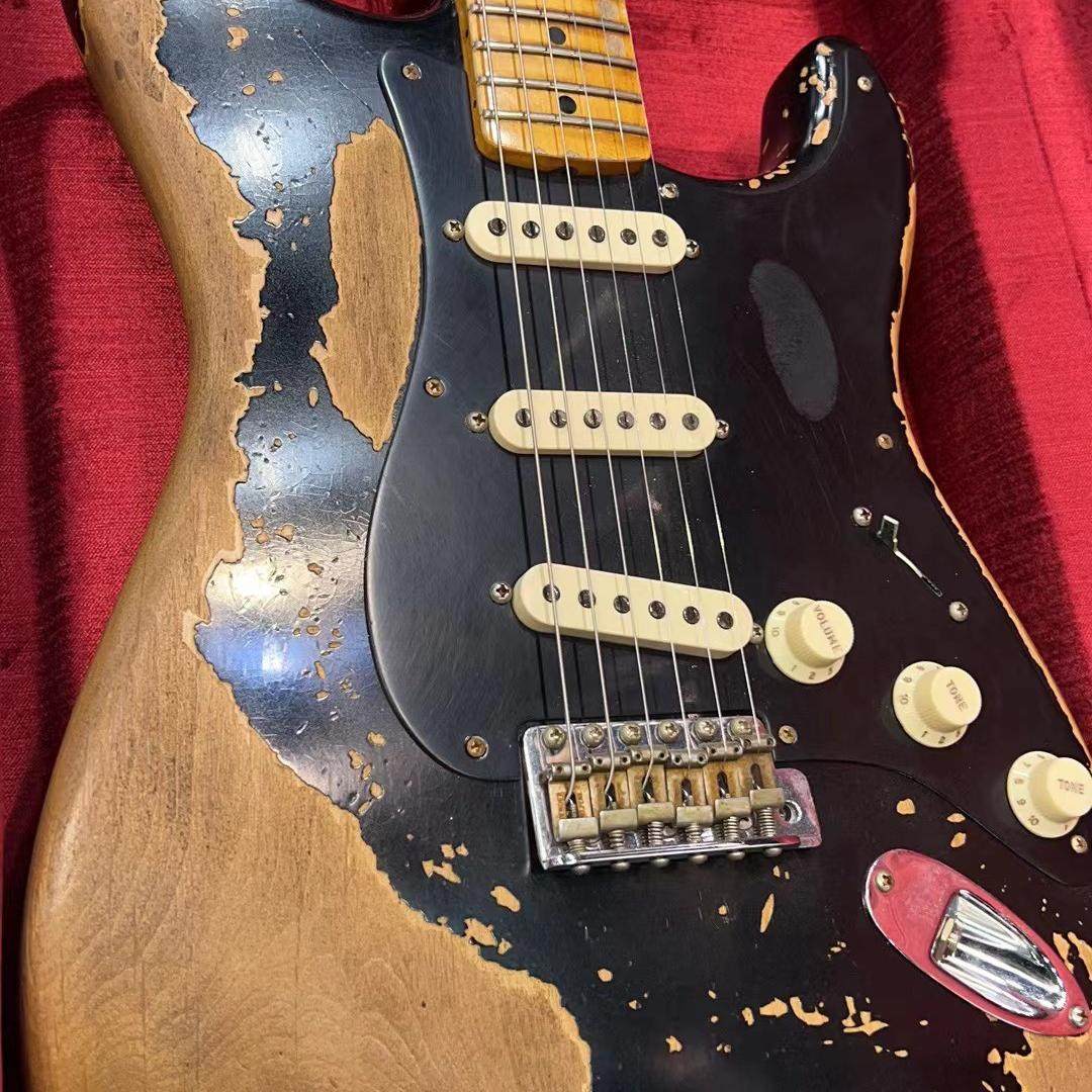 T88折Fender芬达Custom Shop S20限量款 Poblano Strat做旧电吉他