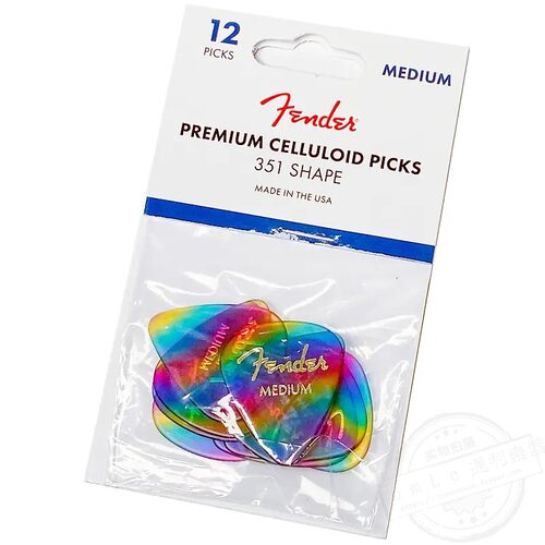 Fender芬达彩虹图案拨片