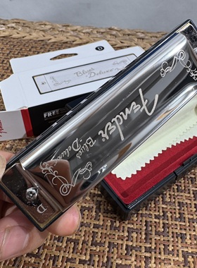 X标价9折 FENDER 芬达 BLUES DELUXE HARMONICA口琴C/G/A/D/F/E/B
