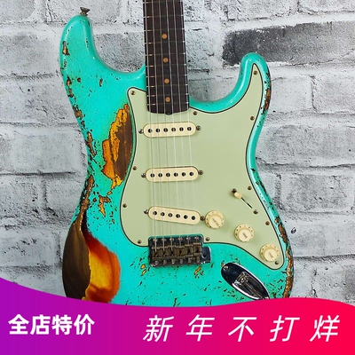 Fender芬达电吉他重度做旧
