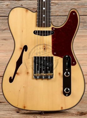 X标价9折Fender芬达Custom Shop限量款Knotty Pine Tele Thinline