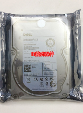 全新 DELL 0529FG 529FG 4T SAS 3.5寸 128M ST4000NM0023 硬盘