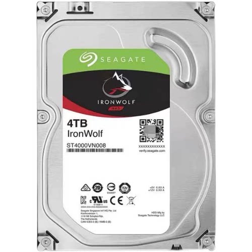 Seagate/希捷 ST4000VN008 4tb酷狼网络存储NAS企业级机械硬盘4tb
