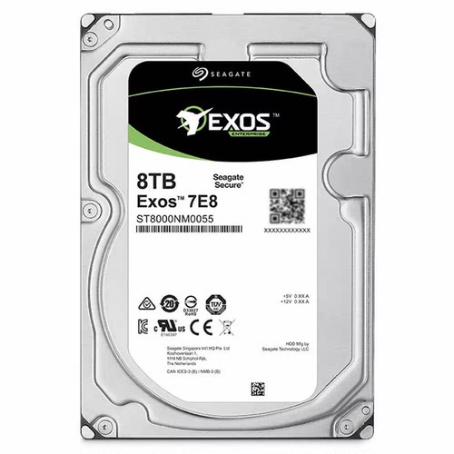 Seagate/希捷ST8000NM0055 银河企业级8T 监控NAS机械硬盘8TB垂直
