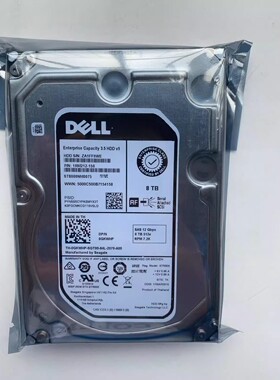 全新DELL 8T 7.2K 3.5 SAS 12Gb 0GKWHP ST8000NM0075 GKWHP硬盘