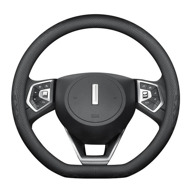 魏派玛奇朵dht WEY VV5 VV7 VV6 P8 VV7GT摩卡拿铁真皮方向盘套