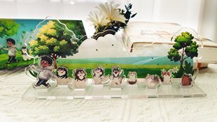 老炭头杂货铺×草菇 亚克力立牌上架啦 一年四季 与老炭头一家