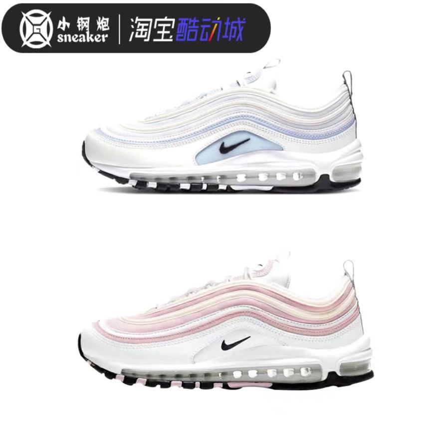 Nike耐克AIR MAX 97 3M反光白蓝子弹全掌气垫运动鞋女CZ6087-102-封面