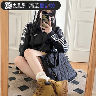 Adidas 阿迪达斯三叶草 男女装春秋款运动夹克外套套装 GN3535