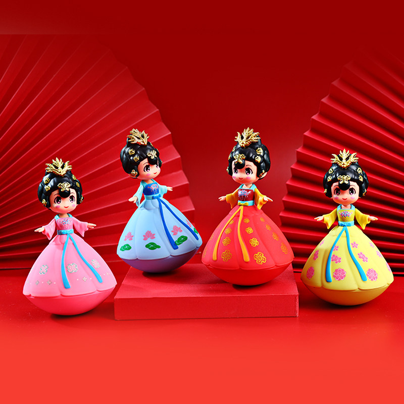 北京西安特色不倒翁小姐姐人偶塑像西安纪念品娃娃中国风小礼品