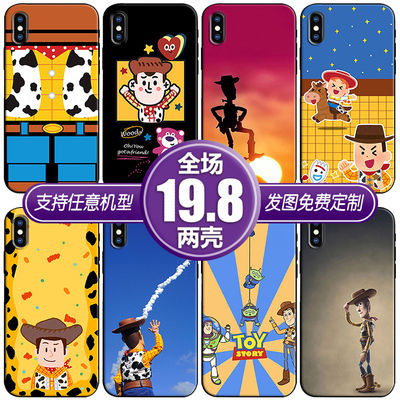Woody胡迪适用苹果13max12华为nova9p50三星s22u小米12手机壳定制