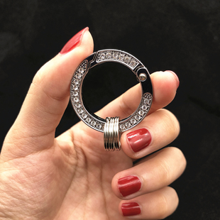 镶钻车用钥匙扣女神款钥匙链水晶锁匙环简约创意个性礼品女挂件