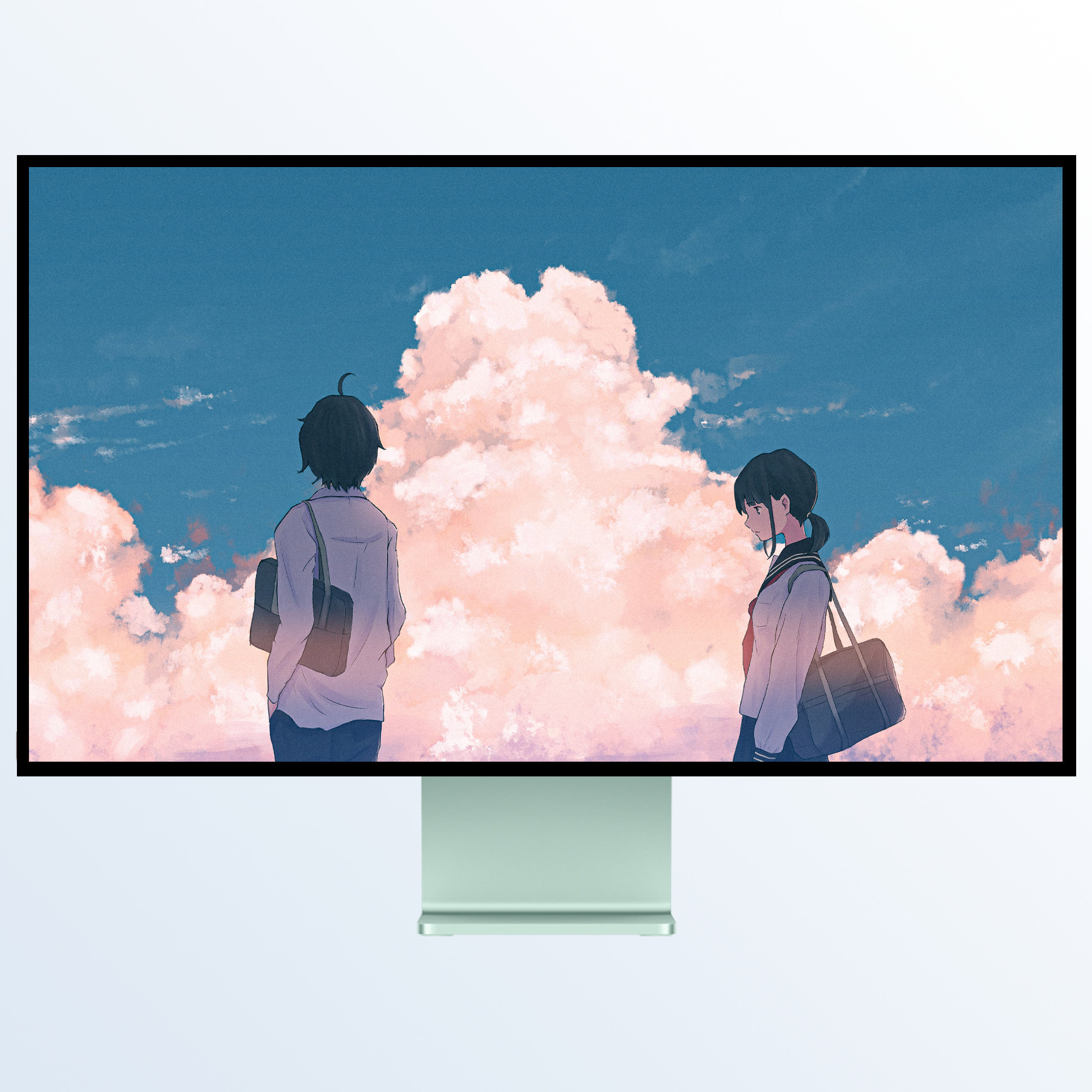 guesswp 3张动漫天空夕阳云朵海边4k壁纸iphone壁纸动漫壁纸 d07