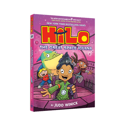Hilo Book 希罗漫画#11 宇宙蜥蜴的崛起 25年新品 英文原版漫画小说 The Great Space Iguana 精装 儿童全彩漫画课外阅读故事